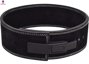 Adjustable Fitness Weightlifting Lever Belt Gym <b>Training</b> Powerlifting Support <b>Strength</b> Workout Durable Steel Buckle - Product Image 2