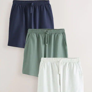 Men's Summer Sports Shorts Polyester/Cotton Eco-Friendly Breathable Quick Dry <b>Lace</b> Loose Fitting Casual Knee Length Hot Shorts - Product Image 5