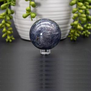 Esfera de Cristal de Iolita Natural, Piedra Curativa Pulida, Gema para Reiki, Meditación, Decoración Energética, Fabricación de Joyería, Venta al por Mayor, Chakralume - Product Image 2