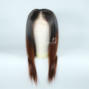 Vague naturelle du fournisseur vietnamien 13x6 pour dentelle frontale pour perruque de cheveux Remy couleur ombrée cheveux humains droits du Vietnam - Product Image 3