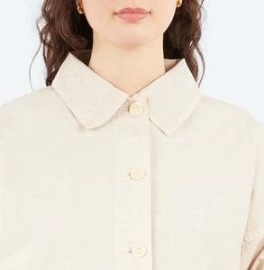 Chaqueta de Trabajo Informal de Lona con Logotipo Personalizado para Mujer, Cuello Camisero, Cierre de Cremallera, Estilo Trabajador Vintage, Resistente al Viento, de Secado Rápido - Product Image 6