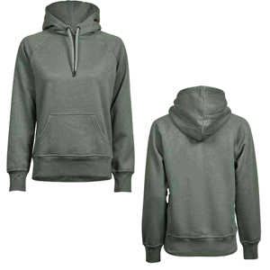 Sudadera con capucha para mujer, manga larga, color sólido, forro polar de algodón, transpirable, para otoño - Product Image 3