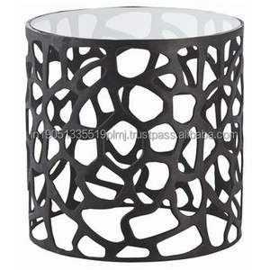 Aluminium Gold Plated Furniture Coffee <b>Table</b> or <b>Stool</b> Elegant Design With Golden Touch 5 Color Available Living Room <b>Table</b> - Product Image 6