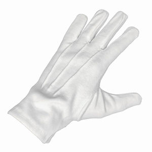 Gants de travail en coton grainé de chèvre avec manchette renforcée, tissu en coton interlock, respirants, résistants à la chaleur et au froid, stériles, de haute qualité - Product Image 1