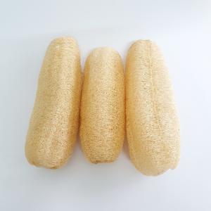 Wholesale 100% Natural Loofah From Vietnam Long Body <b>Brush</b> for Bath Use Light Round Pattern for Korea market - Product Image 1