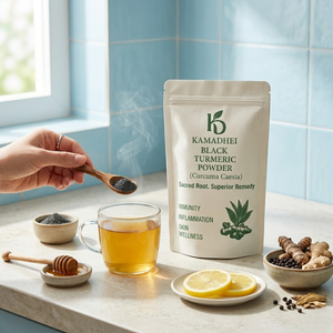 Cúrcuma Negra en Polvo (Kali Haldi) 100 g |   Polvo de Raíz de Cúrcuma Caesia 100% Natural para la Inmunidad, Antiinflamatorio y Cuidado de la Piel - Product Image 3