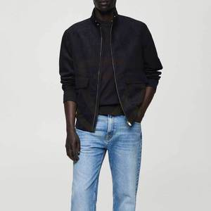 Fabricante de Pakistán que vende chaquetas de gamuza para hombre, ropa de moda personalizada de alta calidad, chaqueta de invierno de gamuza para hombre - Product Image 1