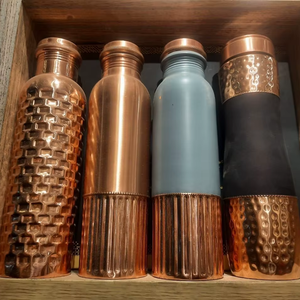 Hammered <b>Copper</b> Water <b>Bottle</b> <b>Copper</b> <b>Bottle</b> <b>Copper</b> Tumbler for Drinking Water <b>Bottle</b> Pure <b>Copper</b> <b>Bottle</b> Handmade Ayurveda Pot - Product Image 1