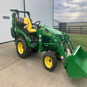 Tractor John Deere 2025R con Retroexcavadora de 8HP, Tipo de Rueda, para Uso Agrícola, Usado, Motor y Rodamientos en Buen Estado - Product Image 2