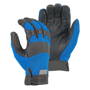 High Demand Mechanic <b>Gloves</b> High Vis Synthetic Leather Palm Spandex Back Adjustable Wrist Safety Work <b>Gloves</b> Wholesale - Product Image 1