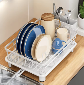 Vietnam Single Tier Metal Dish Drying <b>Rack</b> Kitchen Sink Bowl <b>Plate</b> Storage Organizer Shelf - Product Image 1