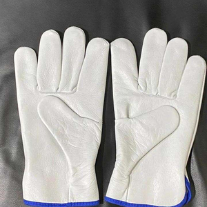 Guantes de Conducción de Cuero de Cabra Premium para Hombre, Alta Durabilidad, Guantes de Seguridad Resistentes, Guantes de Cuero para Conductor, de Pakistán, Venta al Por Mayor - Product Image 5