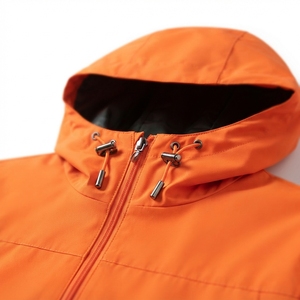 Men's Canvas Hooded Windbreaker <b>Jacket</b> <b>Waterproof</b> Outdoor Autumn Casual Zipper <b>Jacket</b> OEM Wholesale Manufacturer - Product Image 4