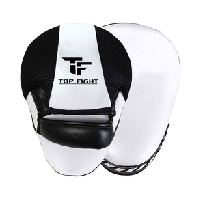 2026 Custom PU Leather Boxing <b>Focus</b> Mitts Flat and Curved Punch <b>Pads</b> for MMA Martial Arts Training High Quality - Product Image 3