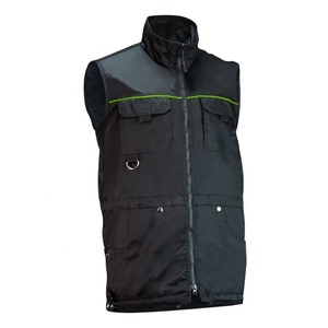 Chaleco de Trabajo para Manipulación de Perros, para Hombre, Negro y Verde, con Bolsillos con Cremallera, Resistente al Viento, Uniforme de Entrenamiento para Exteriores, con Logotipo Personalizado Impreso, OEM - Product Image 2