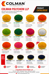 Granulés de masterbatch jaune COLMAN, qualité film soufflé, couleur vive pour applications de sacs de transport, doublures de film et sacs poubelles - Product Image 3
