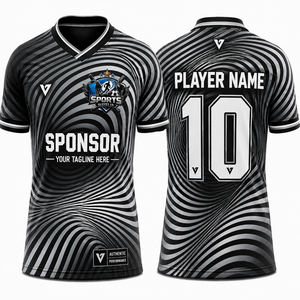 Camiseta de Fútbol Moderna al por Mayor, Transpirable, de Malla de Poliéster, de Secado Rápido, Personalizable para Equipos Deportivos y Clubes - Product Image 1