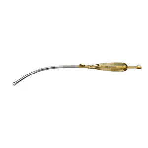 Tubo de succión de acero inoxidable desechable con mango Yankauer y tubo de conexión de succión Yankauer - Product Image 3
