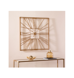 Brass Metal <b>Wall</b> <b>Clock</b> for Study Room/ Dining Room/ Office & Outdoor <b>Wall</b> <b>Decoration</b> With Manufacture From India - Product Image 1