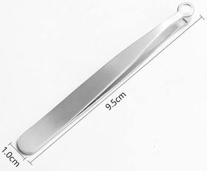Pince à épiler de précision pour poils du nez en acier inoxydable, pince à sourcils à pointe fine, droite, moderne et durable pour le nettoyage et la coupe des poils du nez - Product Image 3