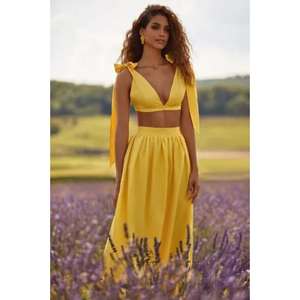 Vestido Maxi Largo de Verano para Mujer, Elegante y Casual, Sin Mangas, Cintura Natural, de Alta Calidad - Product Image 4