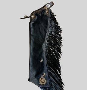 Premium Genuine Leather Women's Western <b>Chaps</b> Durable & Comfortable Adjustable Fit Handmade for Horse <b>Riding</b> Rodeo - Product Image 1