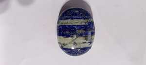 NOBLESTONE GEMS Pierre précieuse ovale en lapis-lazuli poli pour la décoration et la collection - Product Image 2