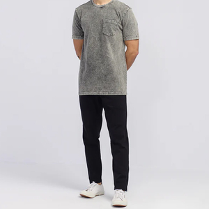 Camisetas al por mayor de alta calidad para hombre, estilo acid wash, streetwear, oversized, hip hop, 100% algodón, personalizadas, vintage, en venta. - Product Image 4