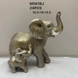 Christmas <b>Decorations</b> Gifts 2026 New Cross-border Hot-selling Drop Shipping <b>Elephant</b>-Shaped Synthetic Resin European Style - Product Image 5