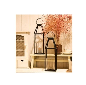 Lanternes à bougies en métal, lampes suspendues traditionnelles en fer pour la maison, le patio, le jardin, les centres de table de mariage, intérieur et extérieur - Product Image 2