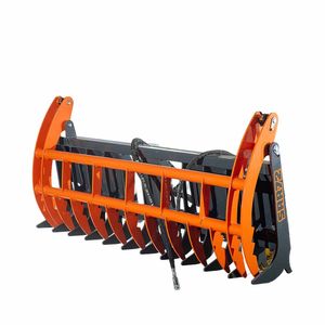 Pinza scavatrice per radici con struttura scheletrica da 2600 libbre, con spaziatura tra le denti di 7 pollici, cilindri doppi, TMG SRR72 per l'edilizia - Product Image 3