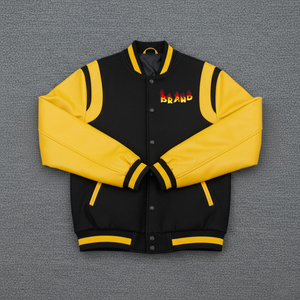 Hot Selling Custom Made Varsity <b>Jacket</b> for <b>Men</b> OEM Services Top Quality Latest Design <b>Men</b> Varsity <b>Jackets</b> With Customized Logo - Product Image 3