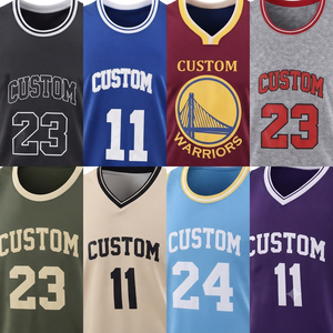 Maillot de basketball personnalisé, uniforme d'équipe personnalisé, débardeur de basketball réversible en mesh pour hommes et garçons, imprimé par sublimation (modèle vierge) - Product Image 3