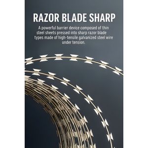 Rotolo di Filo Spinato Zincato a Doppia Linea da 50 Piedi per Recinzione - Product Image 5