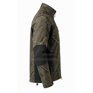 Veste de chasse softshell pour homme, veste d'extérieur coupe-vent légère et respirante avec plusieurs poches fonctionnelles - Product Image 3
