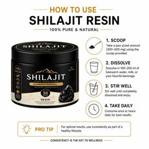 Résine de Shilajit de l'Himalaya 100% originale OEM, provenant de l'Himalaya d'Inde, qualité supérieure, 30g pour hommes et femmes - Product Image 3