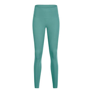 Leggings pour femmes de qualité supérieure, taille haute, 100% coton tricoté, logo personnalisé imprimé, respirant, sans couture, antibactérien, décontracté - Product Image 1