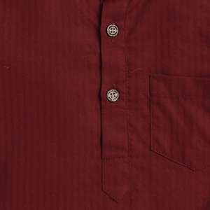 Polka Tots Demi Manches Courtes Kurta Girafe Broderie-Rouge - Product Image 3