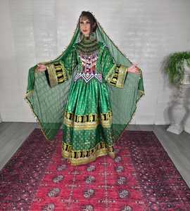 Robe afghane à franges, faite à la main, robe tribale balochi, robe ethnique kuchi, robe afghane traditionnelle fabriquée au Pakistan, robes de mariage kuchi - Product Image 5