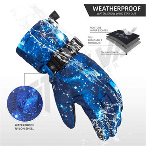 Gants de ski imperméables pour l'hiver, gants de ski thermiques pour femmes et hommes pour temps froid - Product Image 5