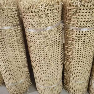 Premium Natural Rattan <b>Cane</b> Webbing Roll Hexagonal Open Weave for <b>Chair</b> Seat Repair Cabinet Door Furniture Decoration - Product Image 3