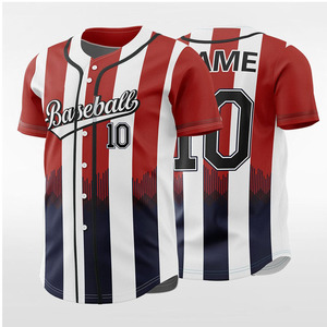 Camiseta de Béisbol de Manga Corta Talla Grande, Duradera, Antiarrugas, con Logotipo Personalizado, Venta al Por Mayor, para Jóvenes - Product Image 1