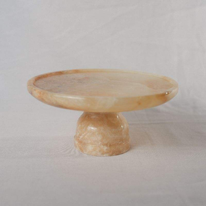 Support à gâteau élégant, écologique et non toxique en résine, avec couleur personnalisée et forme ronde, pour les anniversaires - Product Image 1