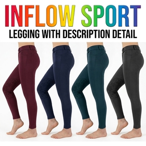 Pantalones de equitación de punto para mujer, color azul marino, con cremallera, elásticos en cuatro direcciones, cintura alta, bolsillos, longitud completa - Product Image 6