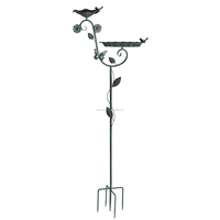 Usine directe bain d'oiseau mangeoire à oiseaux piquet de maison d'oiseau rustique pour jardin extérieur cour patio décoration par ambiance style de vie