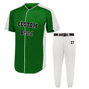 Uniformes de Béisbol y Sóftbol con Logotipo Personalizado Más Vendidos, Conjuntos para Equipos Adultos, Transpirables, de Secado Rápido, Antibacterianos, Tallas Grandes - Product Image 3