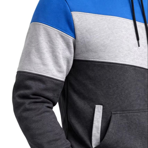 Sudadera con Capucha para Hombre, 100% Algodón, Transpirable, con Bolsillos, Corte Holgado, Manga Larga, Capucha Ajustable con Cordón - Product Image 4