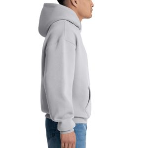 เสื้อฮู้ดดี้โลโก้สั่งทำ 500 GSM ผ้าหนา 100% คอตตอนฟลีซ ทรงโอเวอร์ไซส์ สำหรับผู้ชาย รับผลิตแบบ OEM ODM ขายส่ง เสื้อผ้าแฟชั่น - Product Image 3