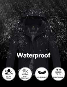 Custom Unisex Outdoor Hiking Jacket Windproof Waterproof Warm High Quality Essential <b>Coat</b> - Product Image 3
