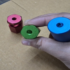 Tige de cylindre roulée en laiton et acier inoxydable, usinée par électroérosion à fil CNC, avec filetage femelle, fournie directement par l'usine - Product Image 2